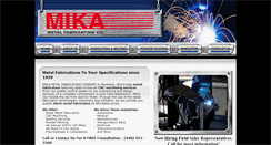 Desktop Screenshot of metalfabricatorsinc.net